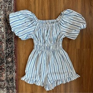 Girls/Teen puff sleeve romper